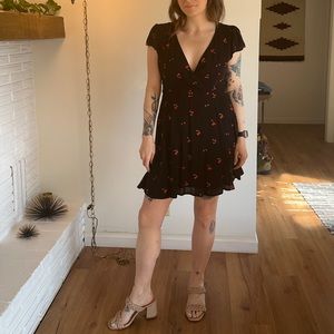 Cherry print dress